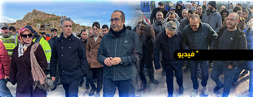 عامل الحسيمة يزور جماعة إساكن لتفقد عدة مشاريع تنموية