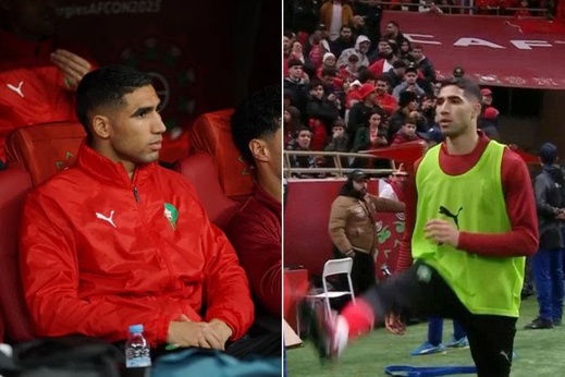 الركراكي يؤكد مشاركة حكيمي في مباراة الإثنين الركراكي يؤكد مشاركة حكيمي في مباراة الإثنين