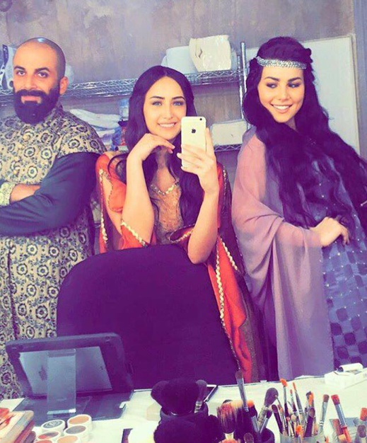 الصور الأولى لحنان لخضر من كواليس المسلسل الضخم سمرقند