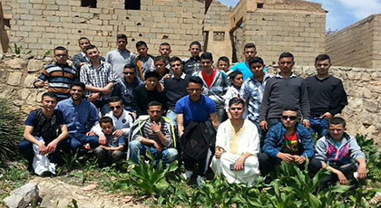 جمعية لعسارة للتنمية والأعمال الاجتماعية تنظم رحلة إستكشافية إلى تافوغالت‎