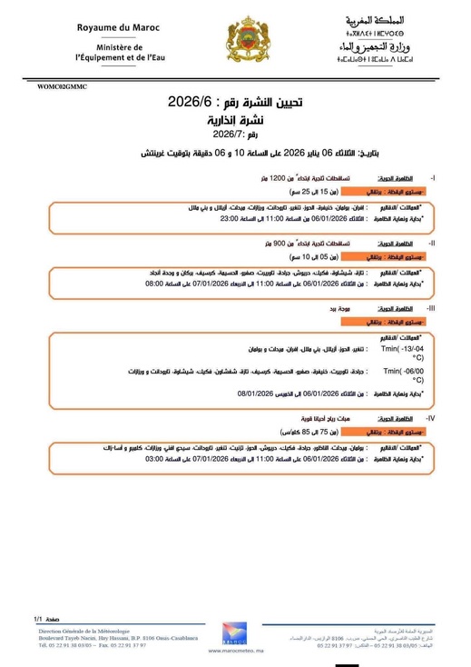 طقس استثنائي يضرب الحسيمة والدريوش: ثلوج ورياح قوية وانخفاض حاد في الحرارة