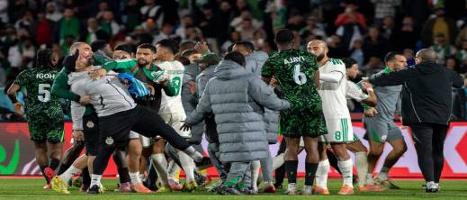 الكاف يفتح تحقيقا في أحداث العنف بعد مباراة نيجيريا والجزائر بكأس إفريقيا