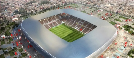 الناظور تطلق مشروع ملعب حديث بسعة 20 ألف متفرج