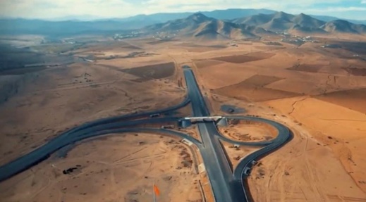 تقدم ملحوظ في أشغال الطريق السيار الرابط بين جرسيف وميناء الناظور الجديد