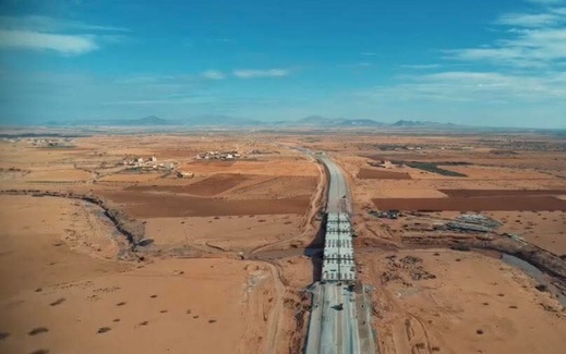 تقدم ملحوظ في أشغال الطريق السيار الرابط بين جرسيف وميناء الناظور الجديد