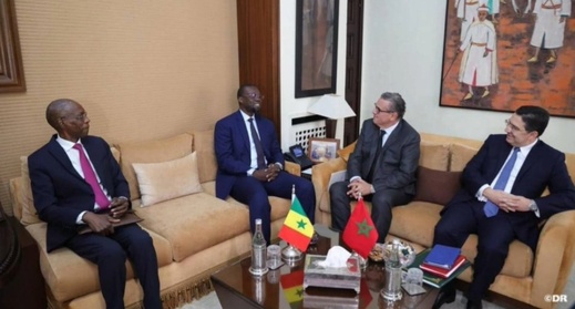 الملك محمد السادس يقيم مأدبة غداء على شرف الوزير الأول السنغالي الملك محمد السادس يقيم مأدبة غداء على شرف الوزير الأول السنغالي