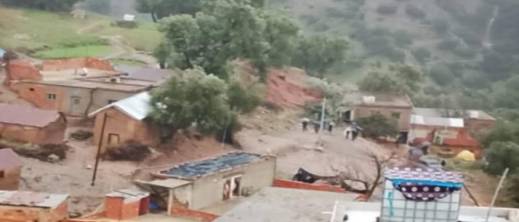 انجراف التربة يتسبب في أول حالة وفاة بسبب الأمطار بإقليم الحسيمة