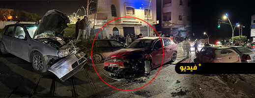 حادثة سير خطيرة بين أزغنغان والناظور بعد فرار السائق من الشرطة