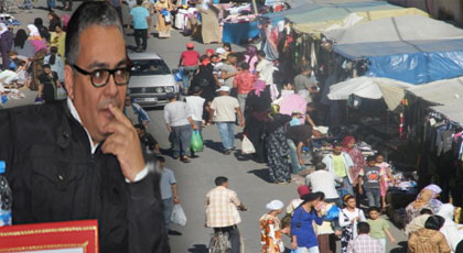 تنامي ظاهرة إحتلال الملك العمومي والأرصفة بشارع "الزهور" بالعروي يسائل باشا المدينة
