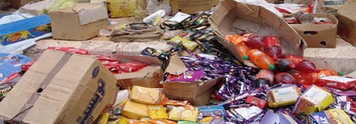 حملة مراقبة تؤدي إلى إتلاف أطنان من المواد الفاسدة بالناظور