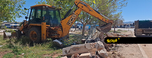 السلطات المختصة بأركمان تشرع في هدم المباني الآيلة للسقوط