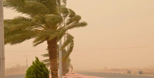 نشرة برتقالية تحذر من رياح قوية وغبار  بالمملكة يوم الإثنين المقبل