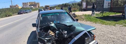 حادث سير خطير بقرية أركمان يُصيب شابين بجروح وكسور حادث سير خطير بقرية أركمان يُصيب شابين بجروح وكسور