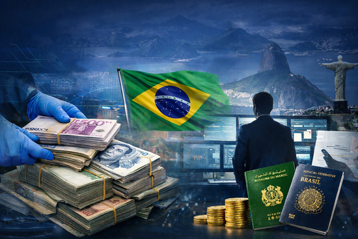 تحريات موسعة تكشف شبكة مغربية هربت 20 مليار سنتيم إلى البرازيل تحريات موسعة تكشف شبكة مغربية هربت 20 مليار سنتيم إلى البرازيل