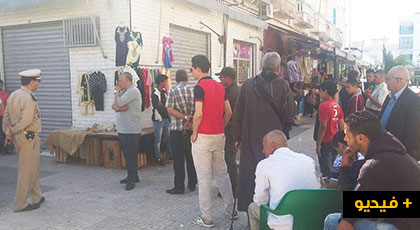 حملة أمنية لتحرير الملك العمومي بقيسارية الناظور تثير الشنآن بين التجار و الفراشة حملة أمنية لتحرير الملك العمومي بقيسارية الناظور تثير الشنآن بين التجار و الفراشة