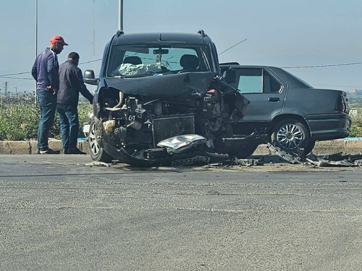 حادثة سير بين سلوان وزايو تخلف أضرارا مادية في السيارات دون خسائر بشرية