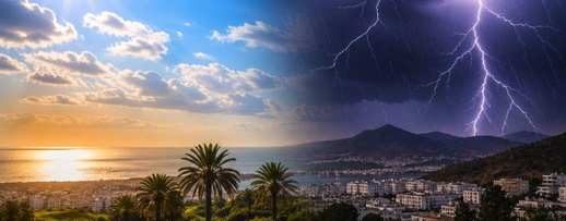 اضطرابات جوية تضرب الريف ومناطق واسعة بالمغرب اضطرابات جوية تضرب الريف ومناطق واسعة بالمغرب