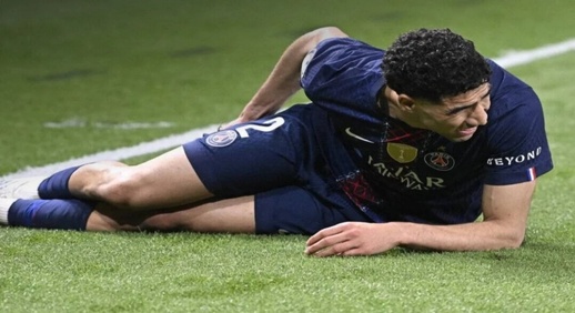 هل تؤثر إصابة أشرف حكيمي على فرص مشاركته في كأس العالم 2026؟ هل تؤثر إصابة أشرف حكيمي على فرص مشاركته في كأس العالم 2026؟