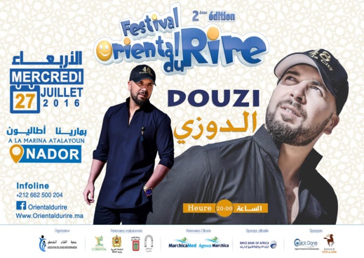 الدوزي وكوميديو ناظور شو يفتتحان النسخة الثانية من مهرجان الشرق للضحك الدوزي وكوميديو ناظور شو يفتتحان النسخة الثانية من مهرجان الشرق للضحك