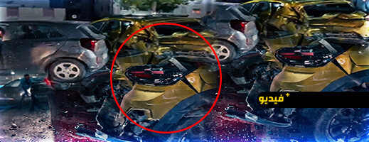 إصابة ثلاثة أشخاص بينهم طفل في حادث اصطدام أربع سيارات بأزغنغان