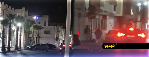 فتاة تطارد سارقها أمام المركب التجاري بالناظور وهي تصرخ: “شفار… شفار”