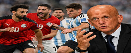 كولينا يدافع عن حكّام مباراة الأرجنتين ومصر ويؤكد استقلالية القرارات التحكيمية