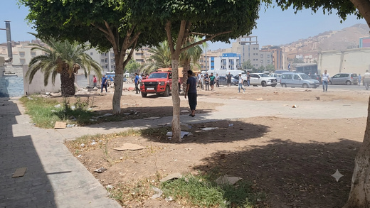 استنفار بالناظور إثر حريق بمحيط سوق أولاد ميمون 