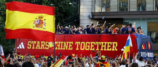 مونديال 2026.. أكثر من مليون مشجع يغزون شوارع مدريد لإستقبال المنتخب الإسباني