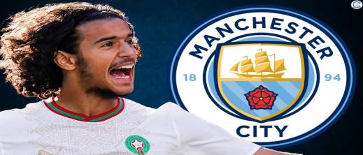 اتفاق مبدئي بين أيوب بوعدي ومانشستر سيتي حتى 2031