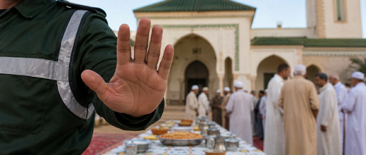 سلطات الدريوش تمنع تنظيم وليمة بمسجد في بن الطيب بسبب الانتخابات