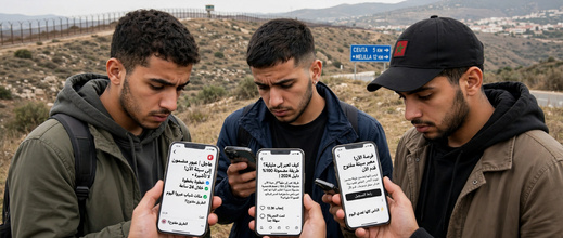 تقرير حقوقي: التضليل الرقمي وتطلعات الشباب من أبرز أسباب محاولات العبور الجماعي إلى سبتة ومليلية