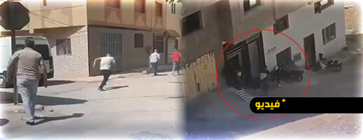 مقطع يوثق مطاردة أمنية تخللها إطلاق نار كثيف مع عصابة المخدرات بامزورن
