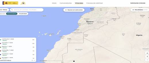 منصة الإسكان العمومي الجديدة بإسبانيا تثير عاصفة سياسية بسبب الخريطة المغربية