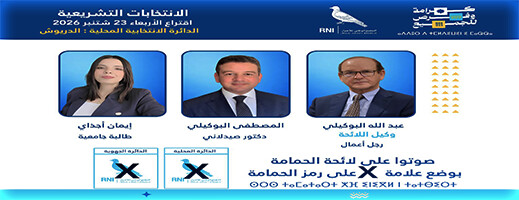 البوكيلي.. صوت الدريوش داخل البرلمان وطموح لمواصلة مسيرة التنمية (الانتخابات البرلمانية 2026)
