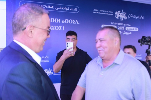 عزيز مكنيف يستعرض قوته الانتخابية في مهرجان خطابي ببن طيب وبحضور فوزي لقجع