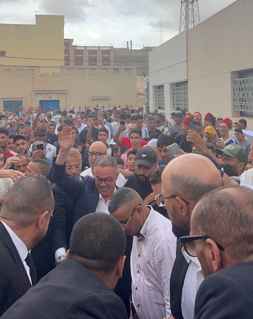 عزيز مكنيف يستعرض قوته الانتخابية في مهرجان خطابي ببن طيب وبحضور فوزي لقجع