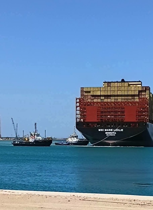 ميناء الناظور غرب المتوسط يستقبل أول سفينة حاويات كبرى ميناء الناظور غرب المتوسط يستقبل أول سفينة حاويات كبرى