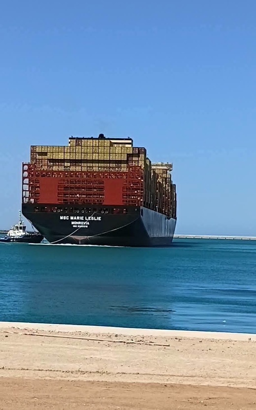 ميناء الناظور غرب المتوسط يستقبل أول سفينة حاويات كبرى ميناء الناظور غرب المتوسط يستقبل أول سفينة حاويات كبرى