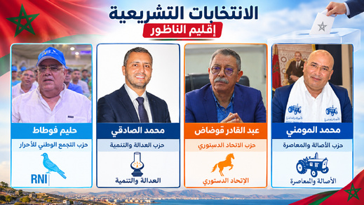 هؤلاء هم الفائزون الأربعة بالمقاعد البرلمانية في الناظور 