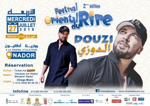 هؤلاء ألمع نجوم الدورة الثانية من مهرجان الشرق للضحك الذي يقام بالناظور