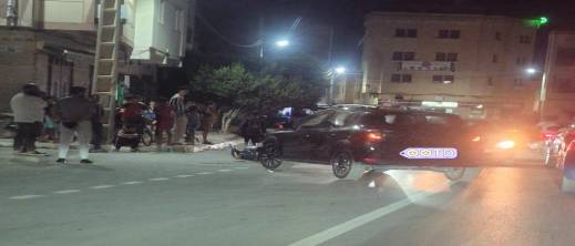 حادث سير قرب مدرسة الفيض بالناظور يخلف إصابة خفيفة