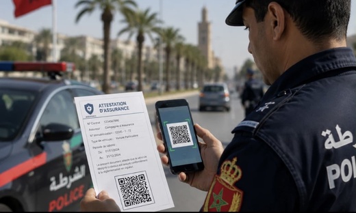 مراقبة تأمين السيارات بالمغرب تتحول كليا إلى رمز “QR Code”ابتداء من يوليوز 2027 مراقبة تأمين السيارات بالمغرب تتحول كليا إلى رمز “QR Code”ابتداء من يوليوز 2027