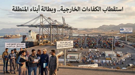بعد بني ملال.. "أنابيك" تفتح 270 منصب شغل جديد بميناء الناظور بكل من ورزازات والجديدة