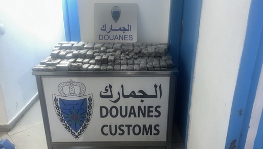 إحباط تهريب أكثر من 74 كلغ من "الشيرا" بمعبر باب سبتة