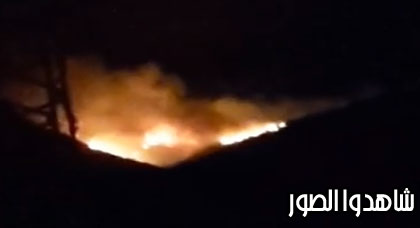 اندلاع حريق مهول بغابة "كوروكو" ومحاولات إخمادها مازالت متواصلة