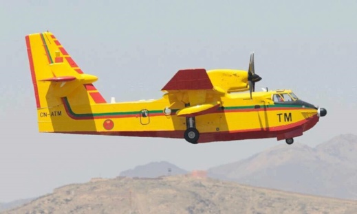 بالصور: تعرفوا على نوع الطائرات التي حلقت فوق سماء الناظور لإطفاء حريق غورغو