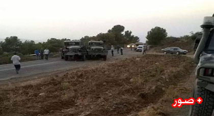 إصابة عنصرين من الجيش جراء إنقلاب شاحنة عسكرية بجماعة بني حذيفة