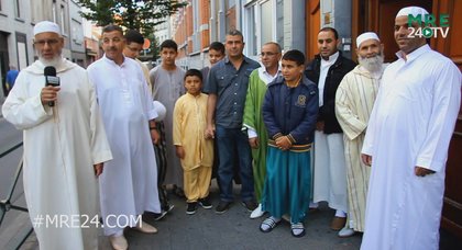 مسجدي المتقين ببلدية مولمبيك و عبد الله إبن مسعود بالعاصمة البلجيكية بروكسيل يحتفلان بعيد الأضحى المبارك