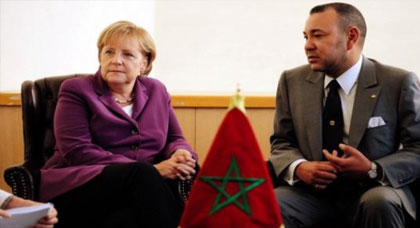 الملك محمد السادس و المستشارة الألمانية ميركل يتفقان على إرجاع المهاجرين المغاربة