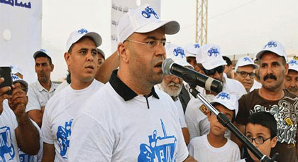 سليمان حوليش في المهرجان الخطابي الذي انتظره الناظوريون يوم غد